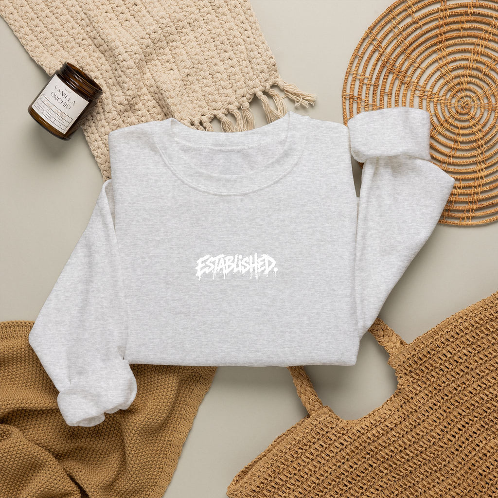 ESTABLISHED. Essential Embroidered Crewneck